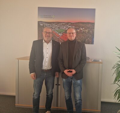 B�rgermeister Achim Henkel begr��t neuen Fachbereichsleiter