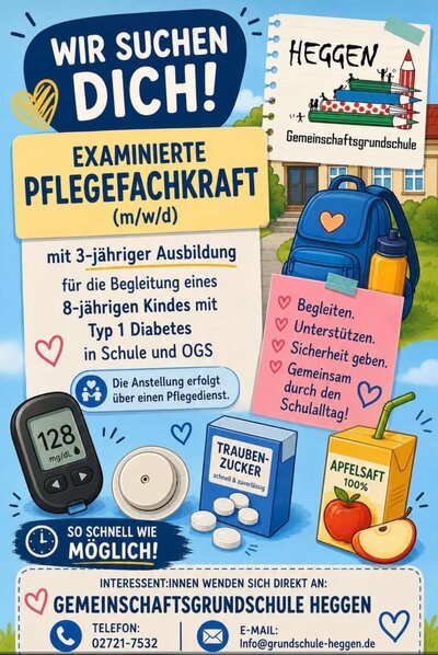 Stellenangebot der Grundschule Heggen